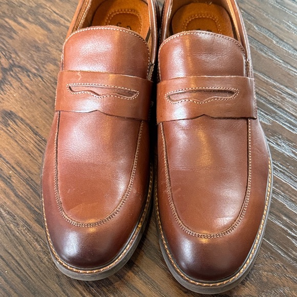 Florsheim Brown Leather Penny Loafers, Men’s Sz 9, Like New main image 5